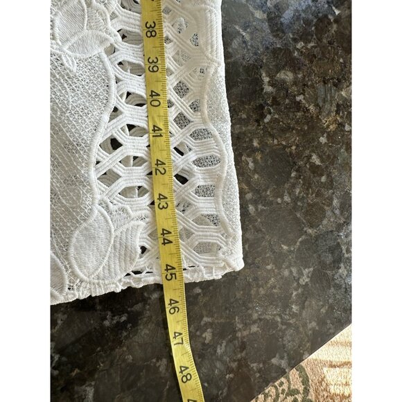 Endless Rose All Over Eyelet Mermaid Dress Floral Open Back V Neck Wedding NWT - Picture 12 of 13